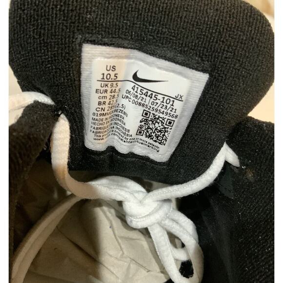 Nike Air Monarch IV Black Red Shoes Men's Size 10.5 Basketball Running Athletic - Picture 11 of 11